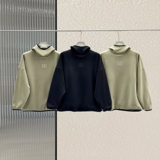 Fear of God Essentials Three-Stripe Logo Hoodie